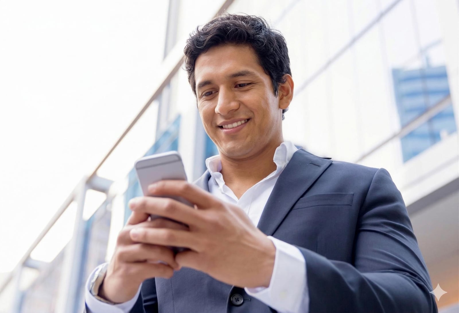 joven abriendo su cuenta digital desde el celular