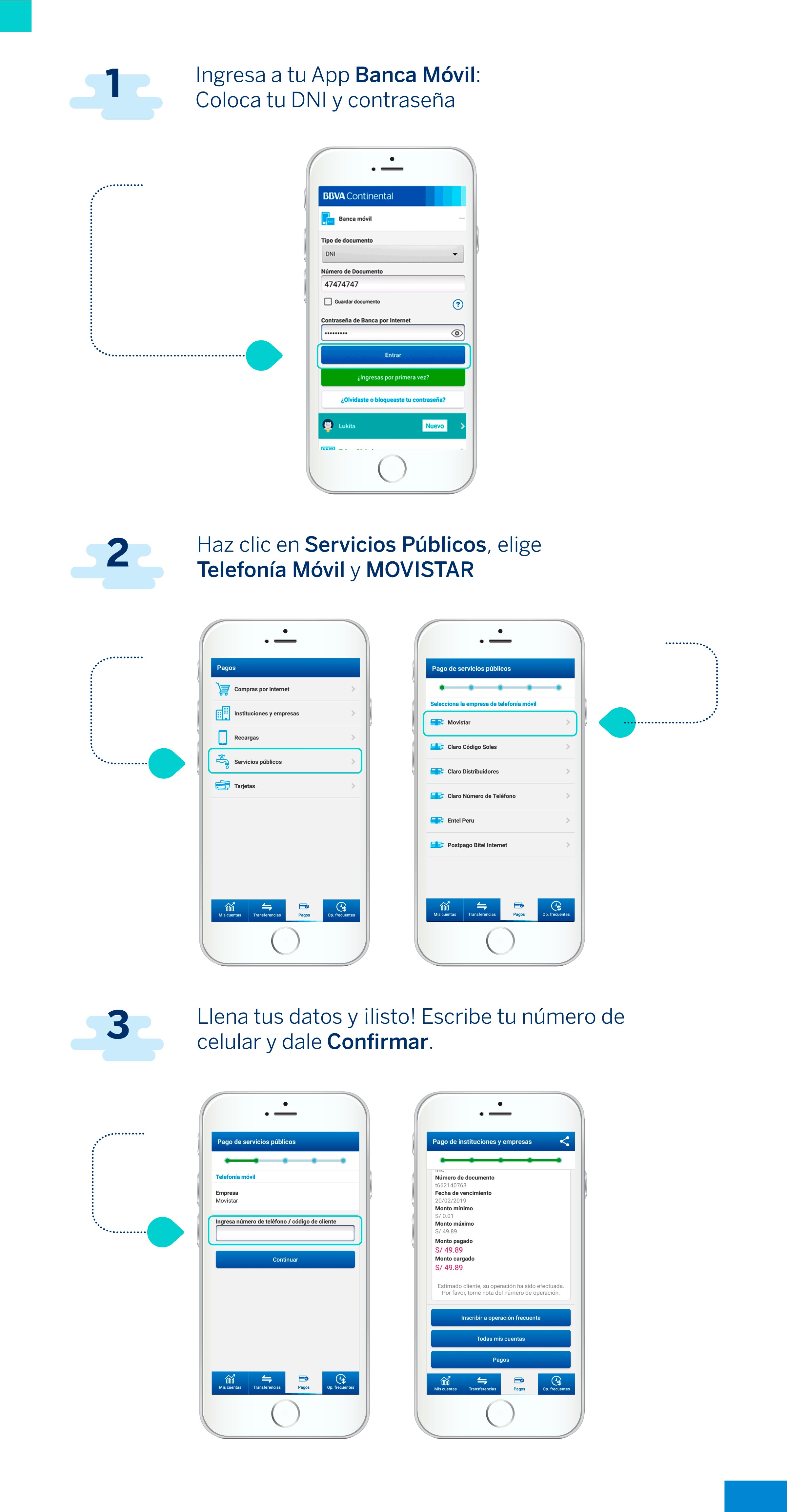 Paga tu celular en segundos