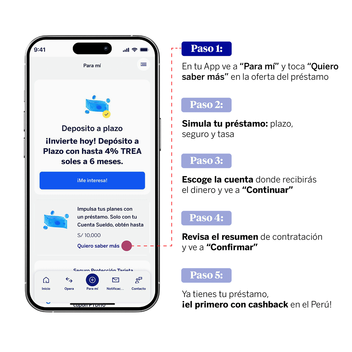 paso a paso obtén tu Préstamo al Instante